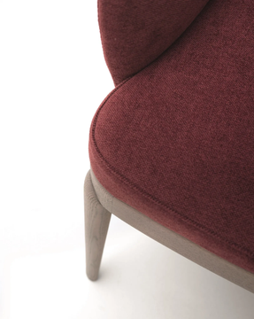 PRINCIPE MP.60/P - Upholstered fabric chair with armrests by Arte Brotto - view 3